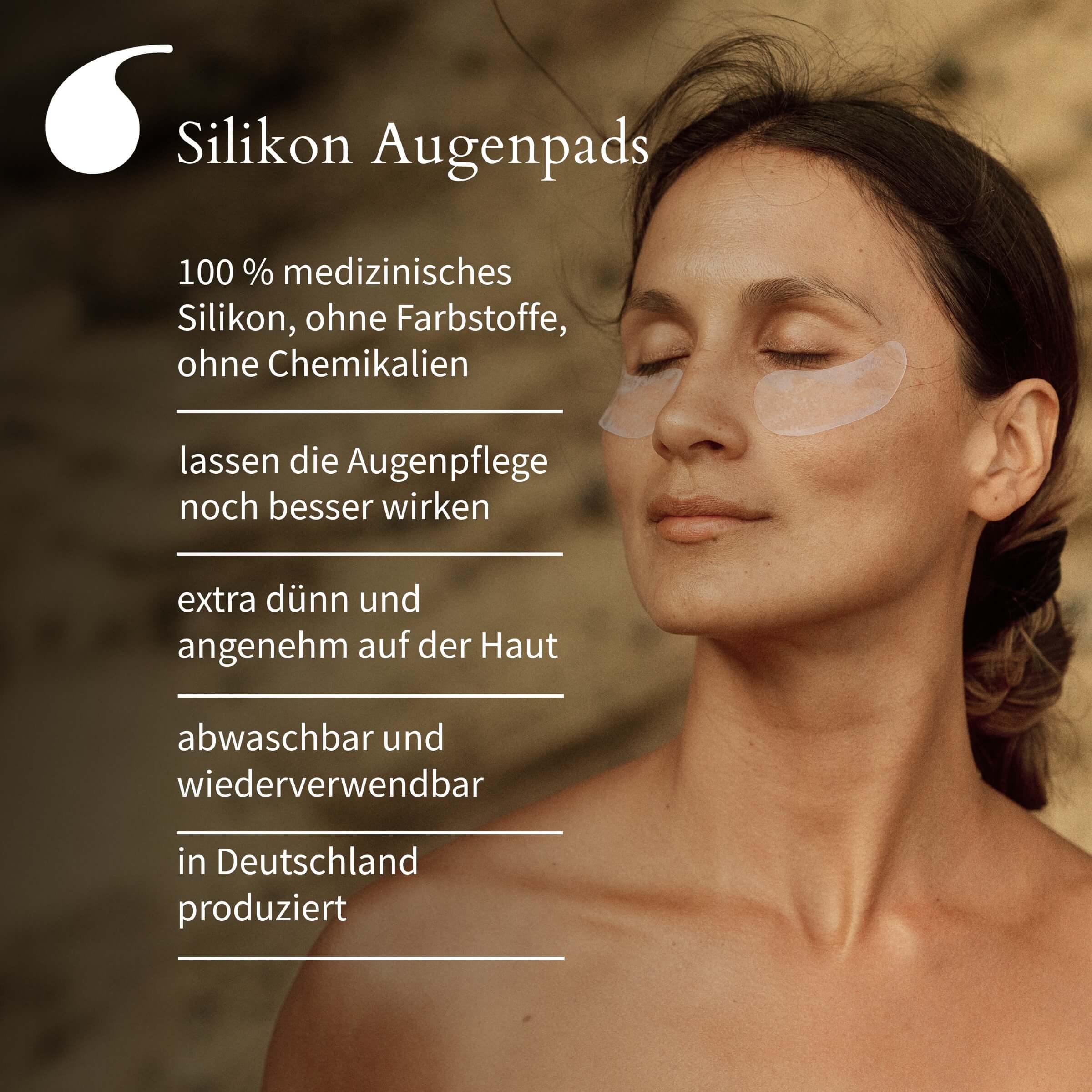 Silikon Augenpads