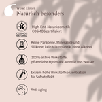 Alle Siegel und Benefits des Wow! Elixier auf einen Blick